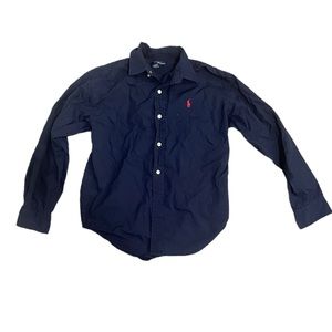 Polo Ralph Lauren Navy Boys Medium Button Down